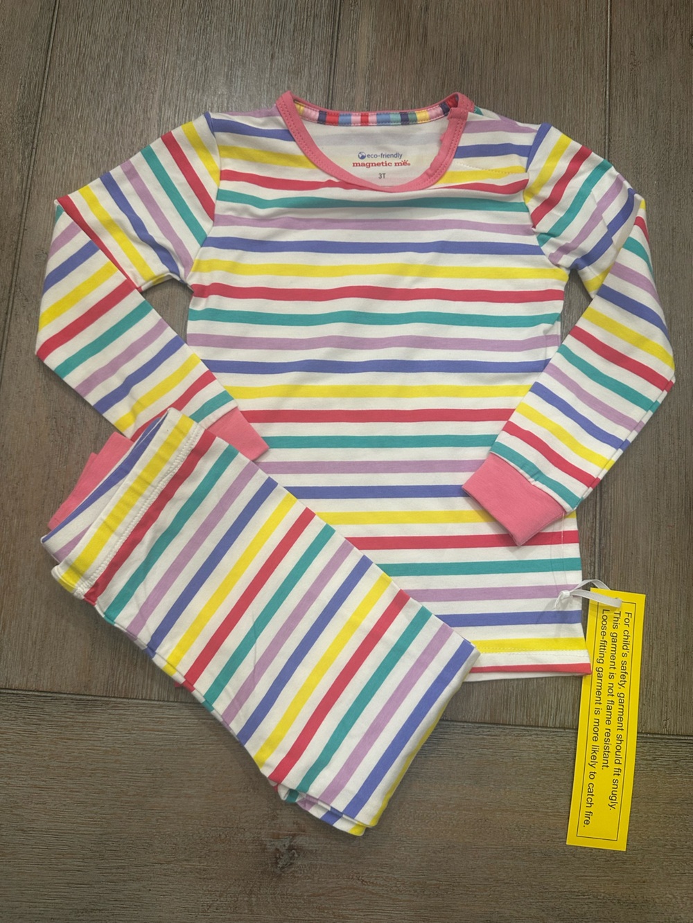 Magnetic Me Girls Colorful Stripes | Size 3T